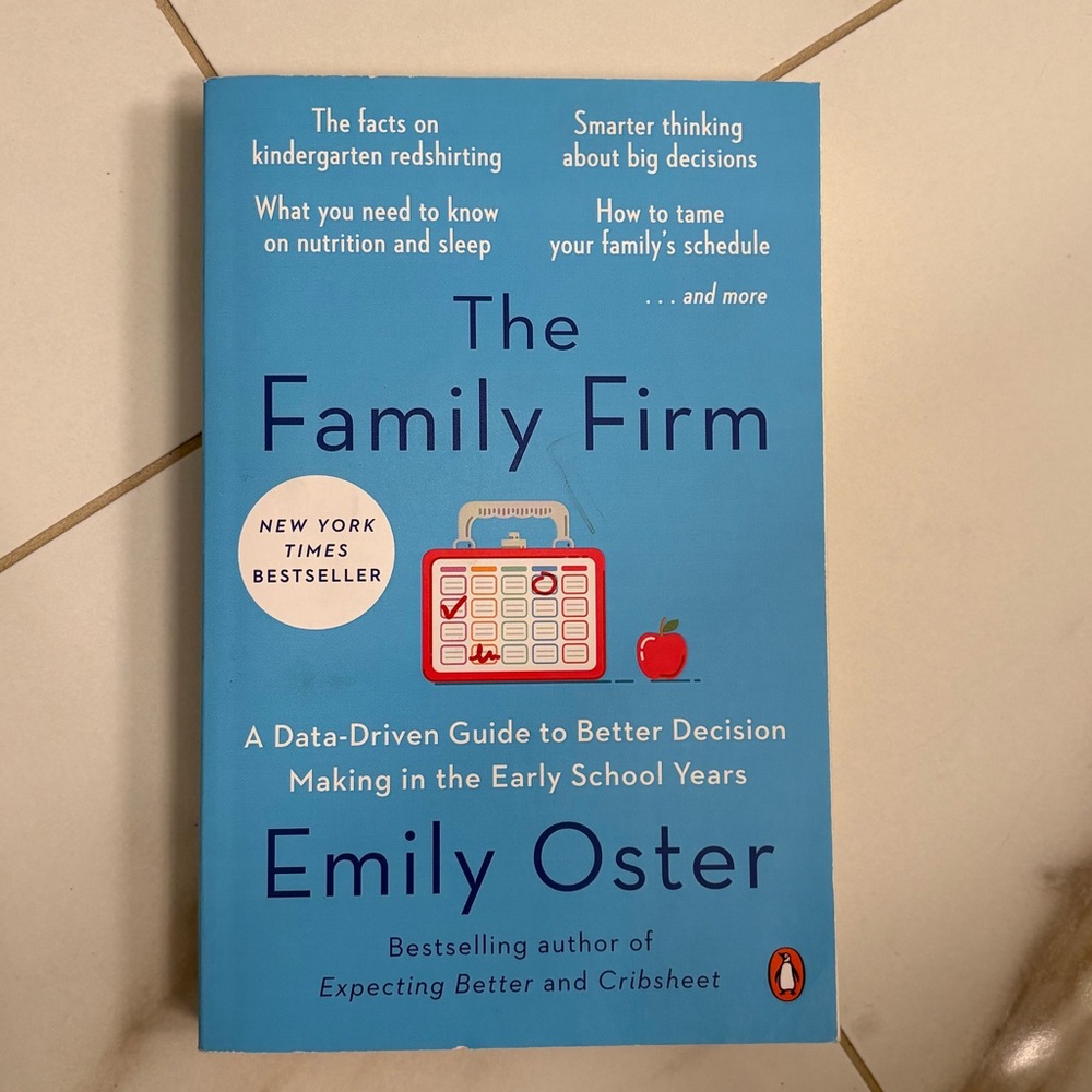 The Family Firm Book by Emily Oster